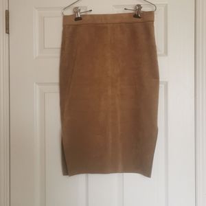 Aritzia Wilfred faux suede skirt (like new)